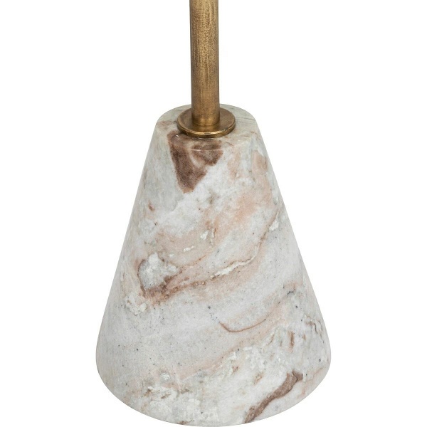 Stolik Neith drewno/marmur - Nordivo