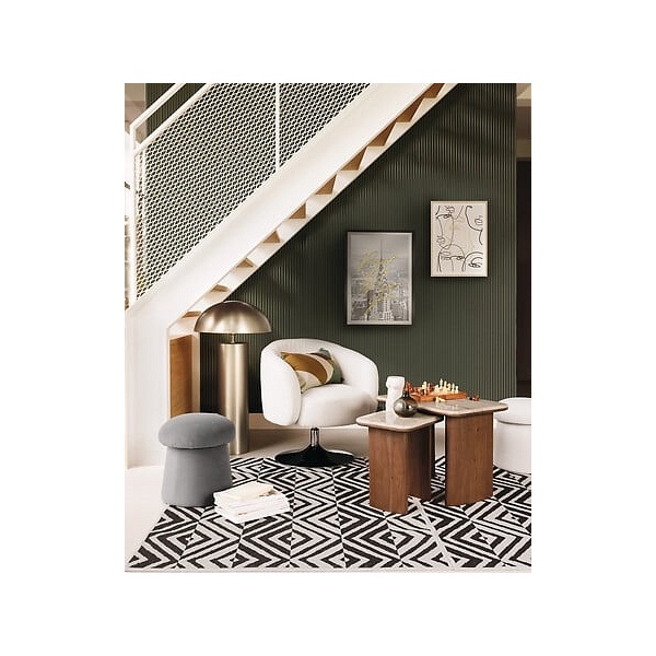 Fotel Edith biały - Nordivo