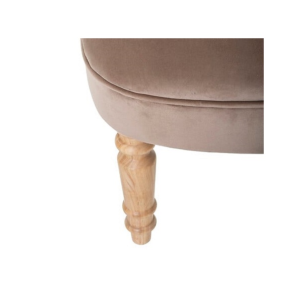 Fotel Sixtine velvet beżowy ciemny - Nordivo