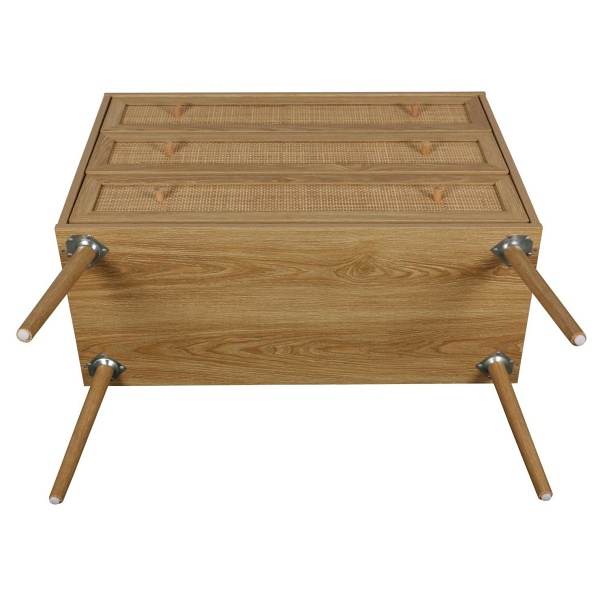 Komoda Ballo 3 szuflady naturalna - Intesi