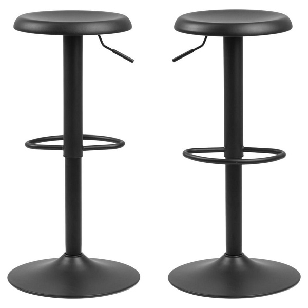 Stołek barowy Finch czarny - ACTONA