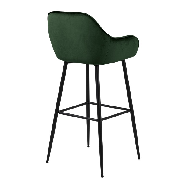 Krzesło barowe Brooke VIC zielone - ACTONA