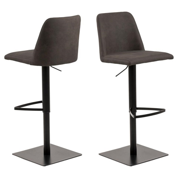 Stołek barowy Avanja Anthracite - ACTONA