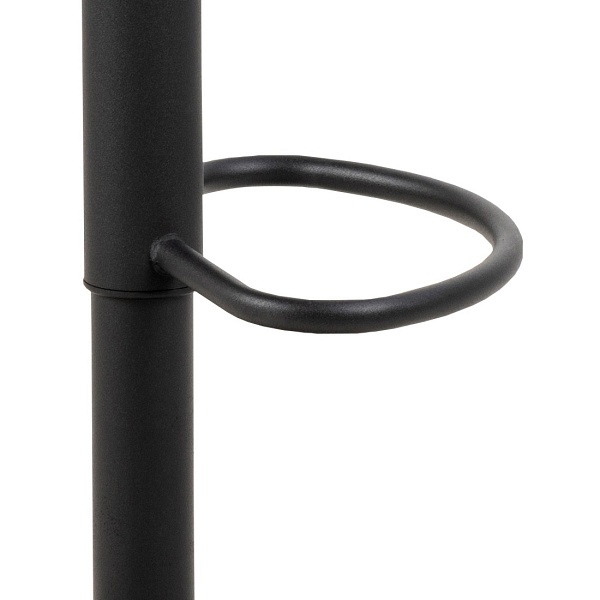 Stołek barowy Naomi antracytowy - ACTONA