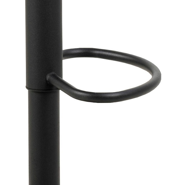 Stołek barowy Naomi antracytowy - ACTONA