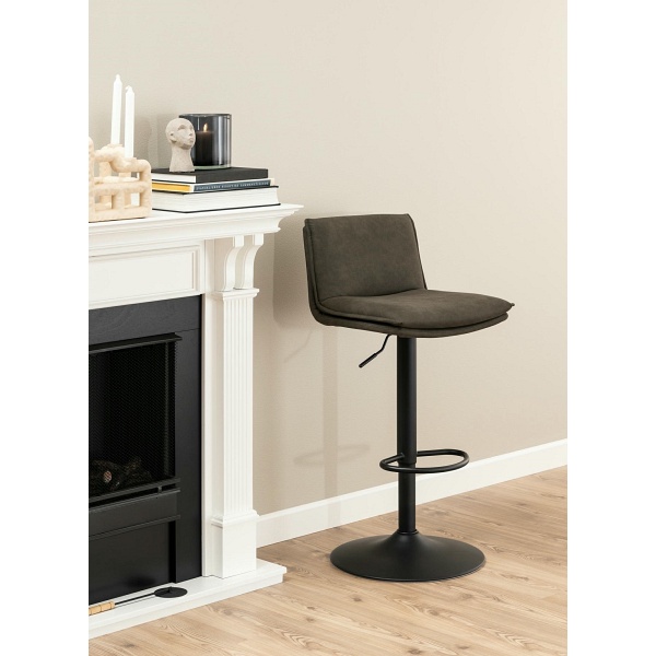 Stołek barowy Flynn antracytowy - ACTONA