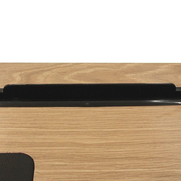 Biurko Dolem Industrial czarna podstawa - Intesi