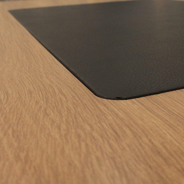 Biurko Dolem Industrial czarna podstawa - Intesi