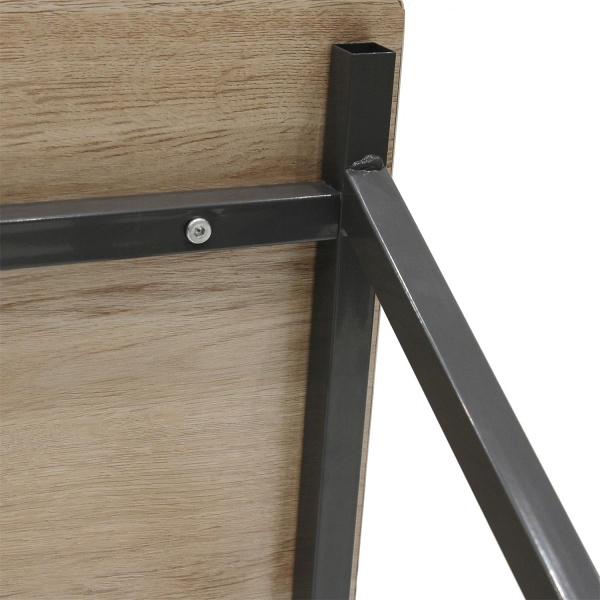 Biurko Brico czarne naturalne - Intesi