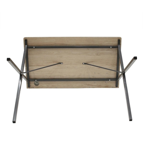 Biurko Brico czarne naturalne - Intesi