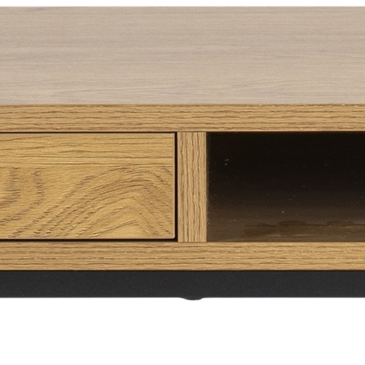 Biurko Seaford z szufladą dąb - ACTONA