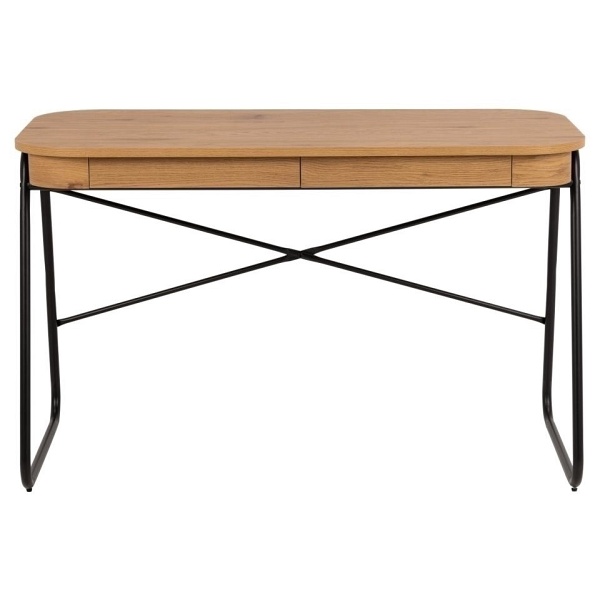 Biurko Blueton dąb/ czarne - ACTONA