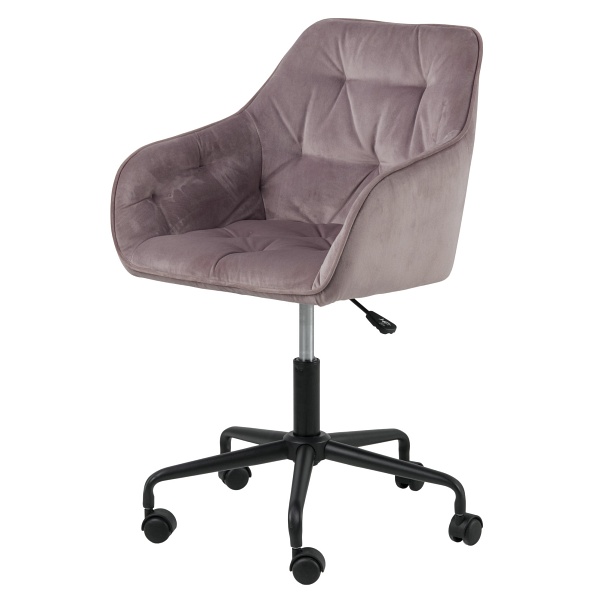 Fotel biurowy Brooke VIC różowy - ACTONA