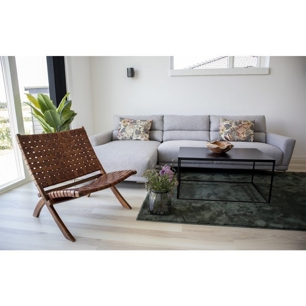 Fotel Perugia skóra brązowa - House Nordic ApS