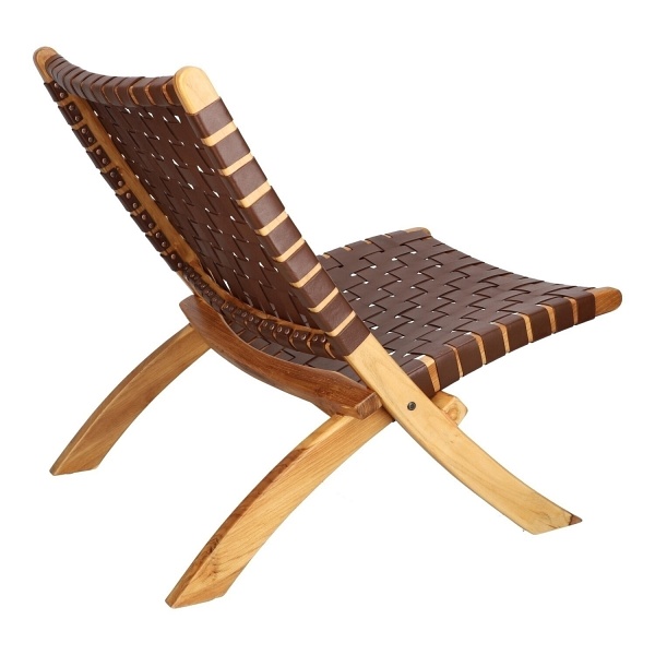 Fotel Perugia skóra brązowa - House Nordic ApS