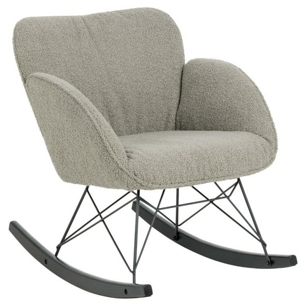 Fotel bujany Kelsey szary - ACTONA