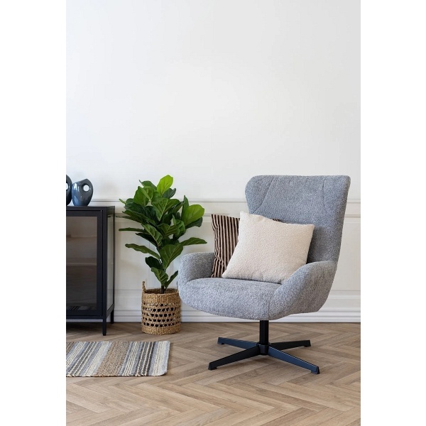 Fotel Bescia szary z funkcją auto return - House Nordic ApS