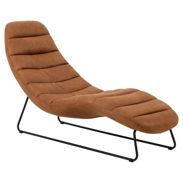 Szezlong Chaplin brązowy Kentucky brandy 9 - ACTONA