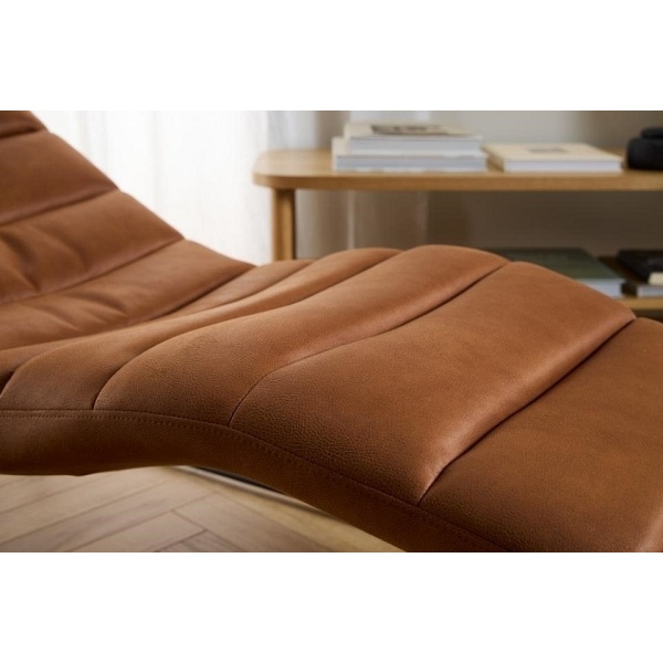 Szezlong Chaplin brązowy Kentucky brandy 9 - ACTONA