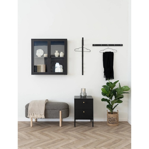 Ławka Branca ze schowkiem brązowa/ naturalna - House Nordic ApS