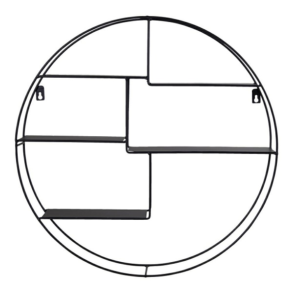 Półka ścienna Genk czarna - House Nordic ApS