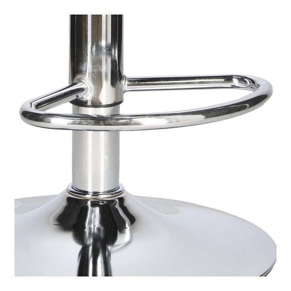 Stołek barowy Inge czarny/ chrom - Intesi