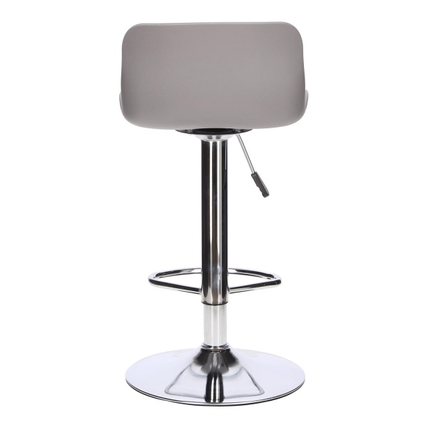 Stołek barowy Inge szary/ chrom - Intesi