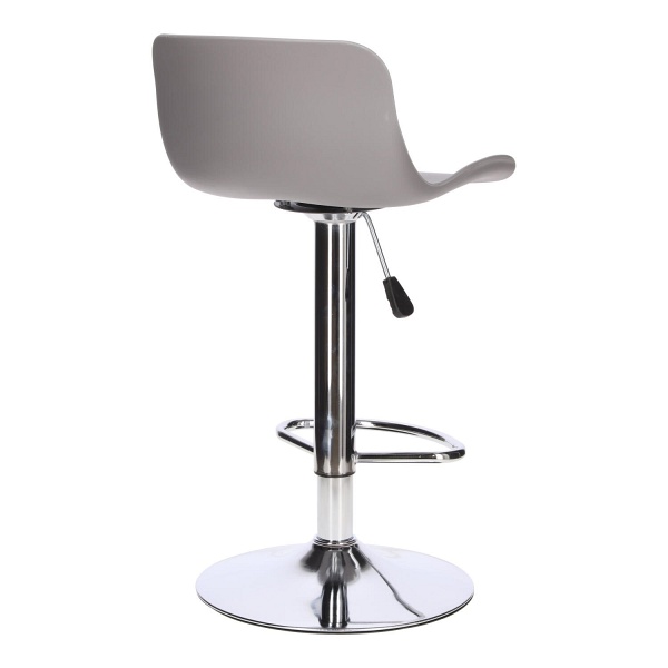 Stołek barowy Inge szary/ chrom - Intesi
