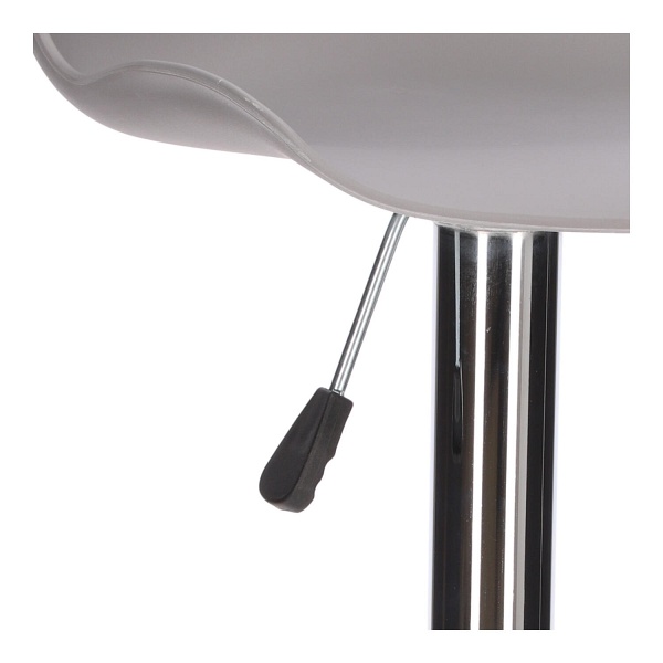 Stołek barowy Inge szary/ chrom - Intesi