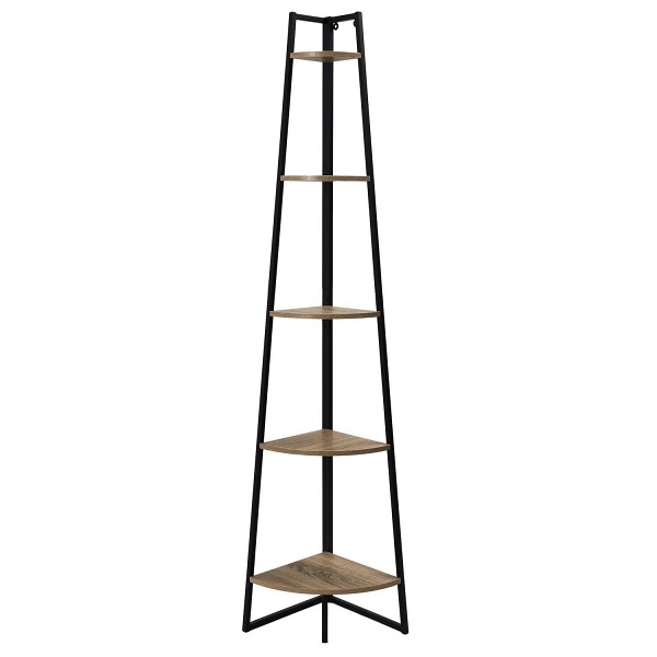 Regał Corner II narożny z 5 półkami - Intesi