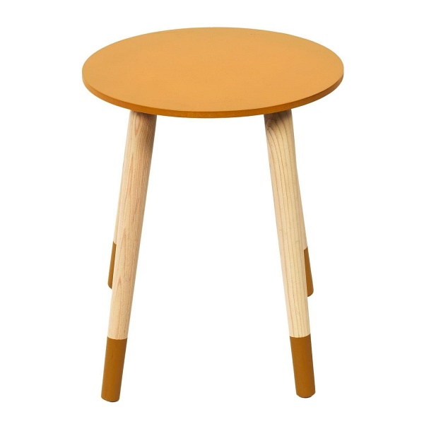 Zestaw 2 stolików Trundle niebieski i pomarańczowy - Intesi