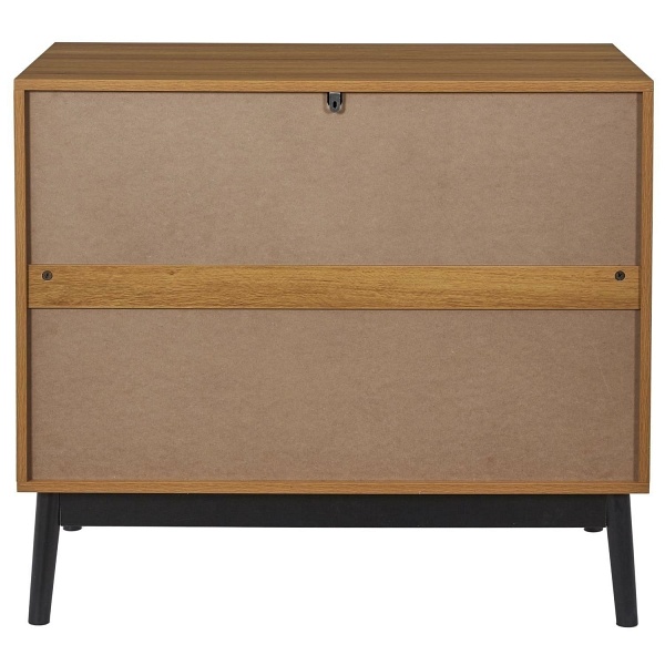 Komoda Felix 3 szuflady jodełka naturalny - Intesi