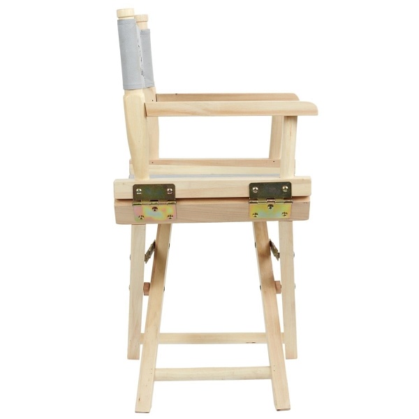 Krzesło dziecięce reżyserskie szare składane - Intesi