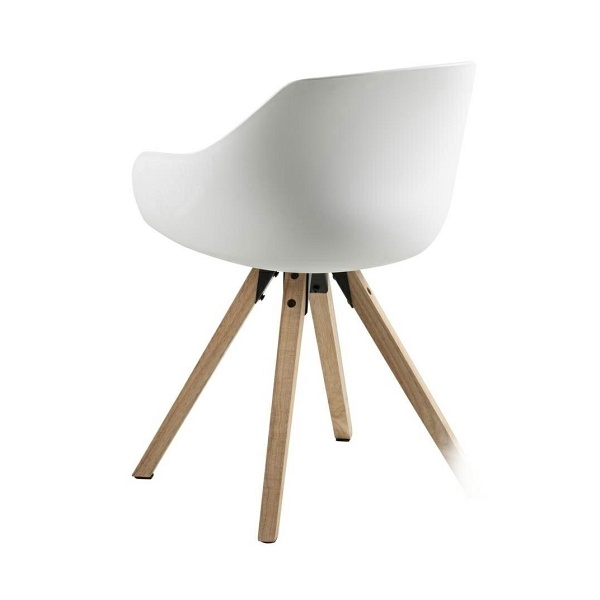 Krzesło Tina Wood białe - ACTONA