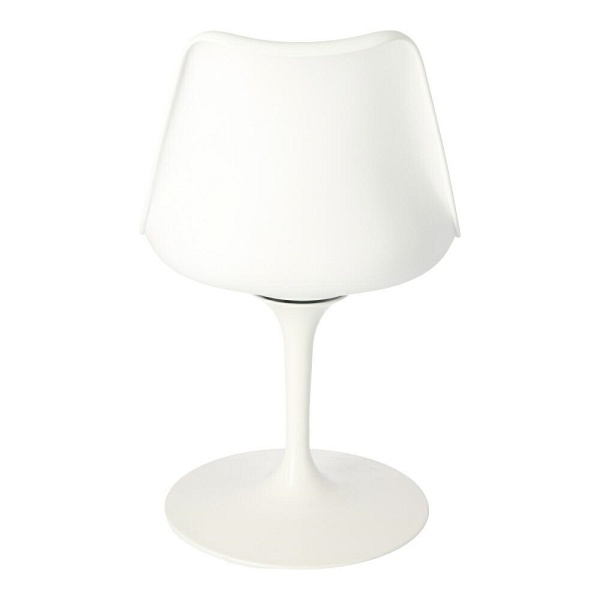 Krzesło Tulip Basic białe/czarna poduszk a - Simplet