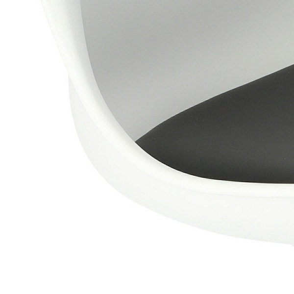 Krzesło Tulip Basic białe/czarna poduszk a - Simplet