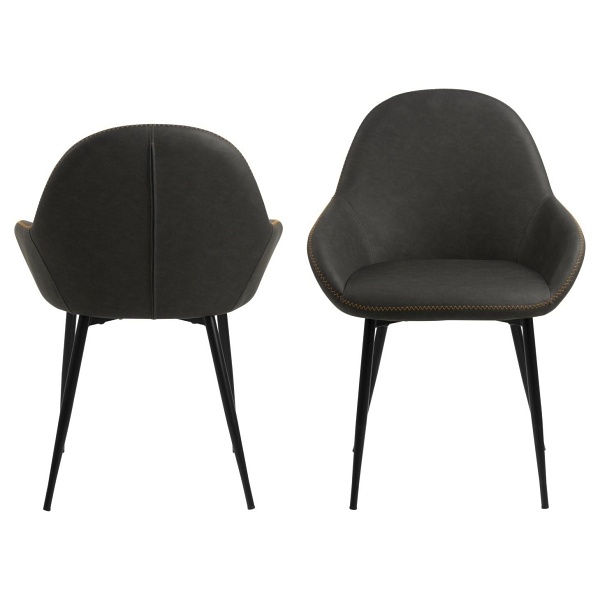 Krzesło Candis Dove Grey PU - ACTONA