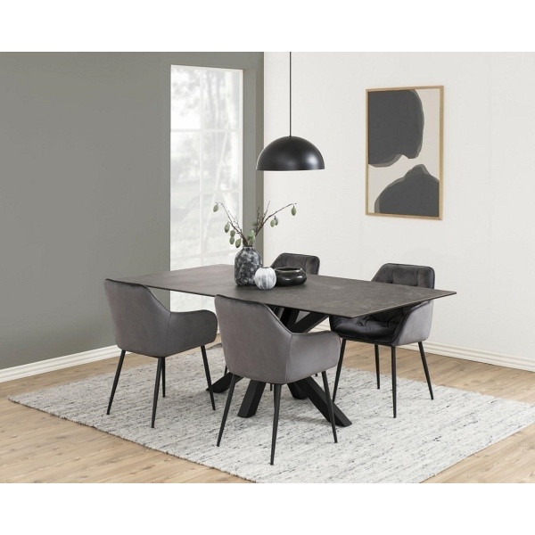 Krzesło Brooke VIC szare - ACTONA