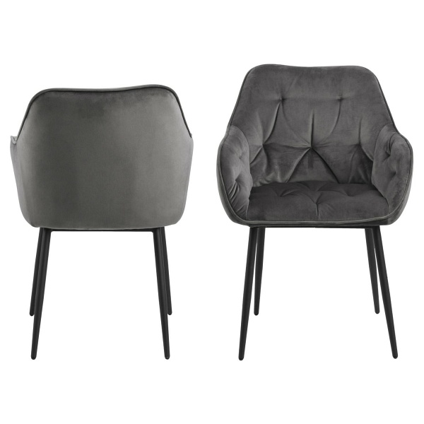 Krzesło Brooke VIC szare - ACTONA