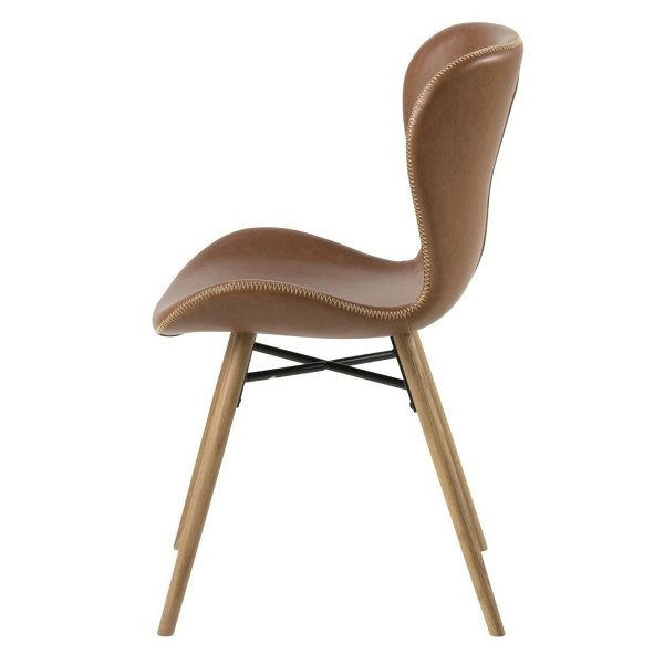 Krzesło Batilda Retro brandy /naturalne - ACTONA