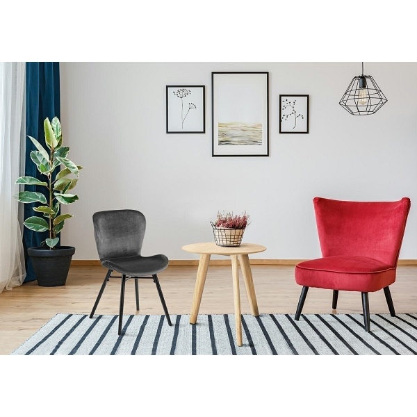 Krzesło Batilda VIC Dark grey - ACTONA