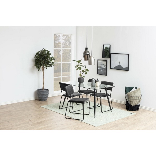 Krzesło Cornelia VIC Dark grey - ACTONA