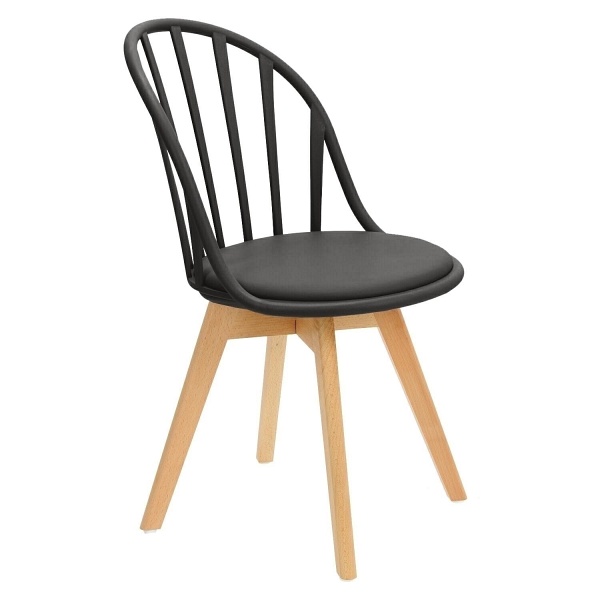 Krzesło Sirena czarne - Intesi