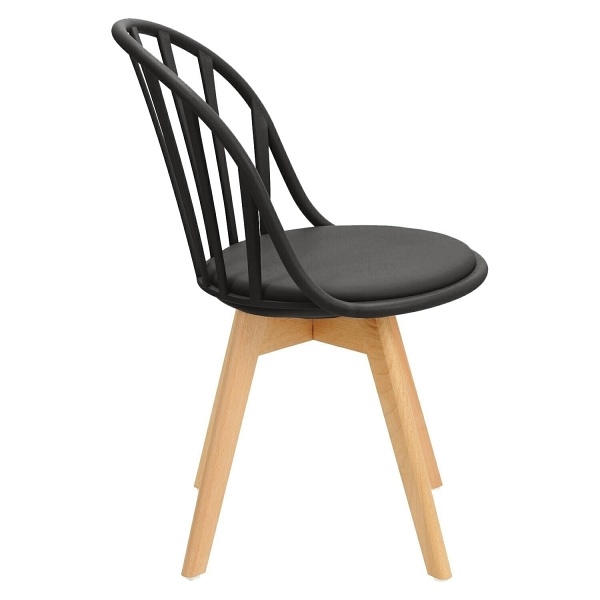 Krzesło Sirena czarne - Intesi