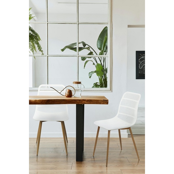 Krzesło Klaus białe - Simplet