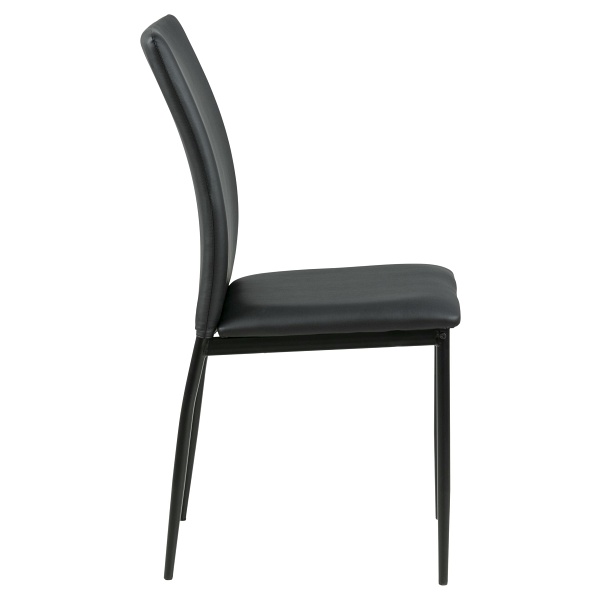 Krzesło Demina black PU - ACTONA