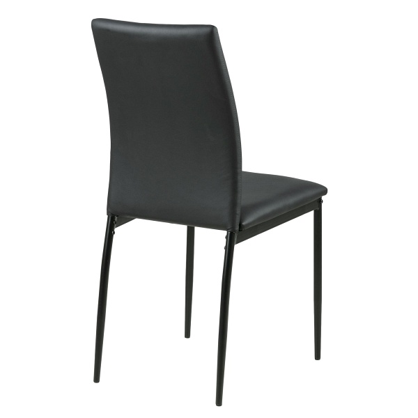 Krzesło Demina black PU - ACTONA