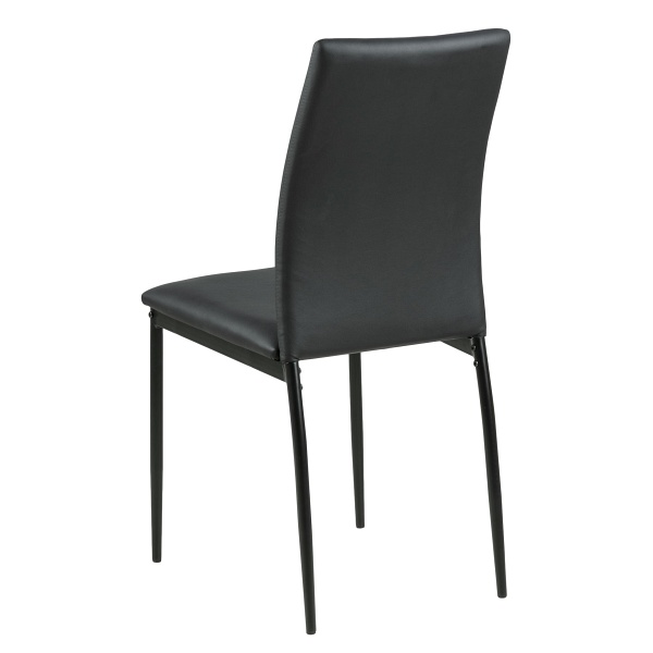 Krzesło Demina black PU - ACTONA
