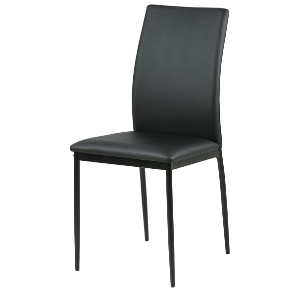Krzesło Demina black PU - ACTONA
