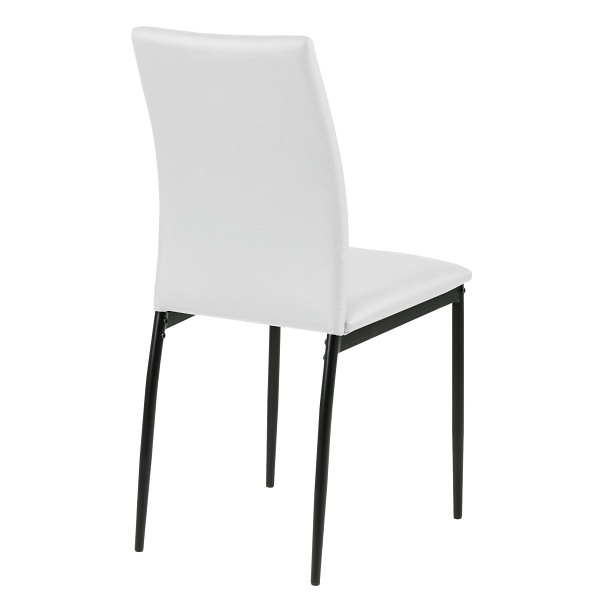 Krzesło Demina white PU - ACTONA